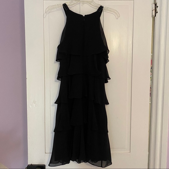 Black Ruffle Dress - Picture 4 of 6